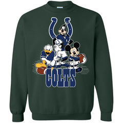 Mickey Mouse Indianapolis Colts American Football Nfl Sports Shirt Crewneck Pullover Sweatshirt Crewneck Pullover Sweatshirt - amzapparel