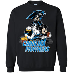 Mickey Mouse Carolina Panthers American Football Nfl Sports Shirt Crewneck Pullover Sweatshirt Crewneck Pullover Sweatshirt - amzapparel