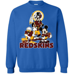 Mickey Mouse Washington Redskins American Football Nfl Sports Shirt Crewneck Pullover Sweatshirt Crewneck Pullover Sweatshirt - amzapparel