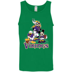 Mickey Mouse Minnesota Vikings American Football Nfl Sports Shirt Men Cotton Tank Men Cotton Tank - amzapparel