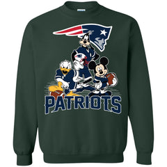 Mickey Mouse New England Patriots American Football Nfl Sports Shirt Crewneck Pullover Sweatshirt Crewneck Pullover Sweatshirt - amzapparel