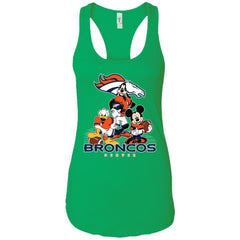 Mickey Mouse Denver Broncos American Football Nfl Sports Shirt Women Tank Top Women Tank Top - amzapparel