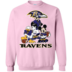 Mickey Mouse Baltimore Ravens American Football Nfl Sports Shirt Crewneck Pullover Sweatshirt Crewneck Pullover Sweatshirt - amzapparel