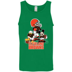 Mickey Mouse Cleveland Browns American Football Nfl Sports Shirt Men Cotton Tank Men Cotton Tank - amzapparel