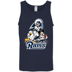 Mickey Mouse Los Angeles Rams American Football Nfl Sports Shirt Men Cotton Tank Men Cotton Tank - amzapparel