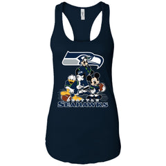 Mickey Mouse Seattle Seahawks American Football Nfl Sports Shirt Women Tank Top Women Tank Top - amzapparel