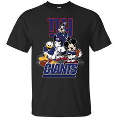 Mickey Mouse New York Giants American Football Nfl Sports Shirt Men Cotton T-Shirt Men Cotton T-Shirt - amzapparel