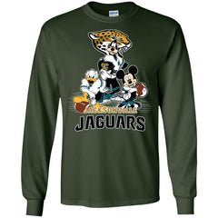 Mickey Mouse Jacksonville Jaguar American Football Nfl Sports Shirt Men Long Sleeve Shirt Men Long Sleeve Shirt - amzapparel