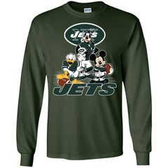 Mickey Mouse New York Jets American Football Nfl Sports Shirt Men Long Sleeve Shirt Men Long Sleeve Shirt - amzapparel