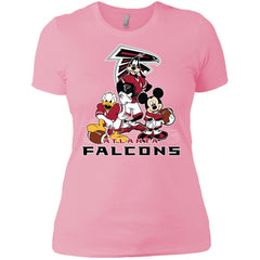 Mickey Mouse Atlanta Falcons American Football Nfl Sports Shirt Women Cotton T-Shirt Women Cotton T-Shirt - amzapparel