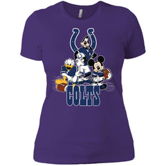 Mickey Mouse Indianapolis Colts American Football Nfl Sports Shirt Women Cotton T-Shirt Women Cotton T-Shirt - amzapparel
