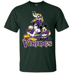 Mickey Mouse Minnesota Vikings American Football Nfl Sports Shirt Men Cotton T-Shirt Men Cotton T-Shirt - amzapparel