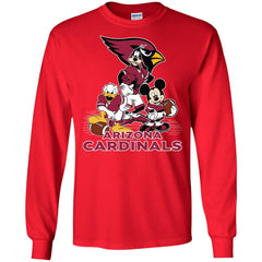 Mickey Mouse Arizona Cardinals American Football Nfl Sports Shirt Men Long Sleeve Shirt Men Long Sleeve Shirt - amzapparel