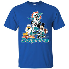 Mickey Mouse Miami Dolphins American Football Nfl Sports Shirt Men Cotton T-Shirt Men Cotton T-Shirt - amzapparel