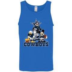 Mickey Mouse Dallas Cowboys American Football Nfl Sports Shirt Men Cotton Tank Men Cotton Tank - amzapparel