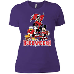 Mickey Mouse Tampa Bay Buccaneers American Football Nfl Sports Shirt Women Cotton T-Shirt Women Cotton T-Shirt - amzapparel