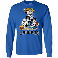 Mickey Mouse Jacksonville Jaguar American Football Nfl Sports Shirt Men Long Sleeve Shirt Men Long Sleeve Shirt - amzapparel