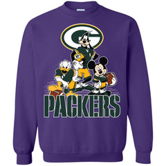 Mickey Mouse Green Bay Packer American Football Nfl Sports Shirt Crewneck Pullover Sweatshirt Crewneck Pullover Sweatshirt - amzapparel