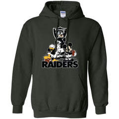 Mickey Mouse Oakland Raiders American Football Nfl Sports Shirt Pullover Hoodie Sweatshirt Pullover Hoodie Sweatshirt - amzapparel