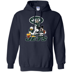 Mickey Mouse New York Jets American Football Nfl Sports Shirt Pullover Hoodie Sweatshirt Pullover Hoodie Sweatshirt - amzapparel