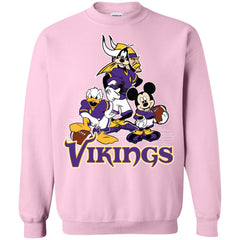 Mickey Mouse Minnesota Vikings American Football Nfl Sports Shirt Crewneck Pullover Sweatshirt Crewneck Pullover Sweatshirt - amzapparel