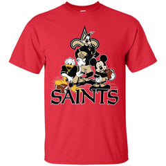 Mickey Mouse New Orleans Saints American Football Nfl Sports Shirt Men Cotton T-Shirt Men Cotton T-Shirt - amzapparel