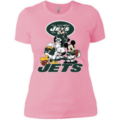 Mickey Mouse New York Jets American Football Nfl Sports Shirt Women Cotton T-Shirt Women Cotton T-Shirt - amzapparel