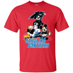 Mickey Mouse Carolina Panthers American Football Nfl Sports Shirt Men Cotton T-Shirt Men Cotton T-Shirt - amzapparel
