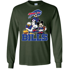 Mickey Mouse Buffalo Bills American Football Nfl Sports Shirt Men Long Sleeve Shirt Men Long Sleeve Shirt - amzapparel