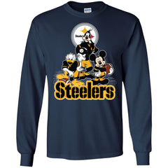 Mickey Mouse Pittsburgh Steelers American Football Nfl Sports Shirt Men Long Sleeve Shirt Men Long Sleeve Shirt - amzapparel