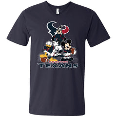 Mickey Mouse Houston Texans American Football Nfl Sports Shirt Men V-Neck T-Shirt Men V-Neck T-Shirt - amzapparel