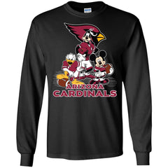 Mickey Mouse Arizona Cardinals American Football Nfl Sports Shirt Men Long Sleeve Shirt Men Long Sleeve Shirt - amzapparel