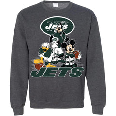 Mickey Mouse New York Jets American Football Nfl Sports Shirt Crewneck Pullover Sweatshirt Crewneck Pullover Sweatshirt - amzapparel
