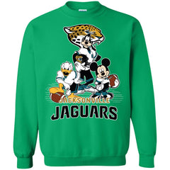 Mickey Mouse Jacksonville Jaguar American Football Nfl Sports Shirt Crewneck Pullover Sweatshirt Crewneck Pullover Sweatshirt - amzapparel