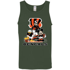 Mickey Mouse Cincinnati Bengals American Football Nfl Sports Shirt Men Cotton Tank Men Cotton Tank - amzapparel