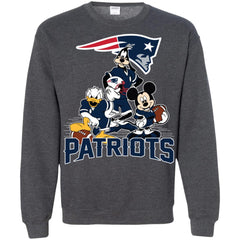 Mickey Mouse New England Patriots American Football Nfl Sports Shirt Crewneck Pullover Sweatshirt Crewneck Pullover Sweatshirt - amzapparel