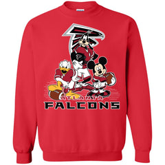 Mickey Mouse Atlanta Falcons American Football Nfl Sports Shirt Crewneck Pullover Sweatshirt Crewneck Pullover Sweatshirt - amzapparel