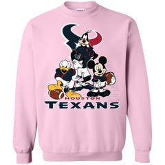 Mickey Mouse Houston Texans American Football Nfl Sports Shirt Crewneck Pullover Sweatshirt Crewneck Pullover Sweatshirt - amzapparel