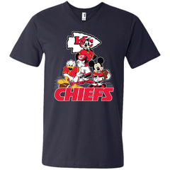Mickey Mouse Kansas City Chiefs American Football Nfl Sports Shirt Men V-Neck T-Shirt Men V-Neck T-Shirt - amzapparel