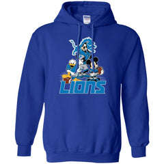 Mickey Mouse Detroit Lions American Football Nfl Sports Shirt Pullover Hoodie Sweatshirt Pullover Hoodie Sweatshirt - amzapparel