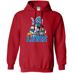 Mickey Mouse Detroit Lions American Football Nfl Sports Shirt Pullover Hoodie Sweatshirt Pullover Hoodie Sweatshirt - amzapparel