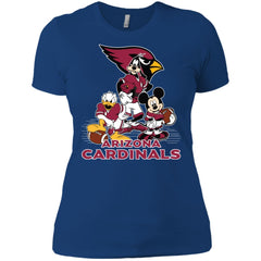 Mickey Mouse Arizona Cardinals American Football Nfl Sports Shirt Women Cotton T-Shirt Women Cotton T-Shirt - amzapparel