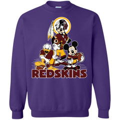Mickey Mouse Washington Redskins American Football Nfl Sports Shirt Crewneck Pullover Sweatshirt Crewneck Pullover Sweatshirt - amzapparel