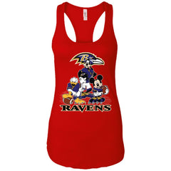 Mickey Mouse Baltimore Ravens American Football Nfl Sports Shirt Women Tank Top Women Tank Top - amzapparel