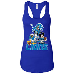 Mickey Mouse Detroit Lions American Football Nfl Sports Shirt Women Tank Top Women Tank Top - amzapparel