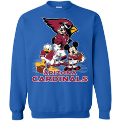 Mickey Mouse Arizona Cardinals American Football Nfl Sports Shirt Crewneck Pullover Sweatshirt Crewneck Pullover Sweatshirt - amzapparel