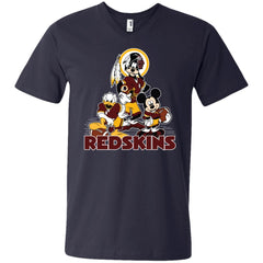 Mickey Mouse Washington Redskins American Football Nfl Sports Shirt Men V-Neck T-Shirt Men V-Neck T-Shirt - amzapparel