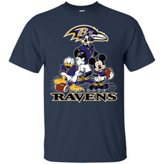 Mickey Mouse Baltimore Ravens American Football Nfl Sports Shirt Men Cotton T-Shirt Men Cotton T-Shirt - amzapparel