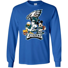Mickey Mouse Philadelphia Eagle American Football Nfl Sports Shirt Men Long Sleeve Shirt Men Long Sleeve Shirt - amzapparel