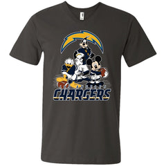 Mickey Mouse Los Angeles Chargers American Football Nfl Sports Shirt Men V-Neck T-Shirt Men V-Neck T-Shirt - amzapparel